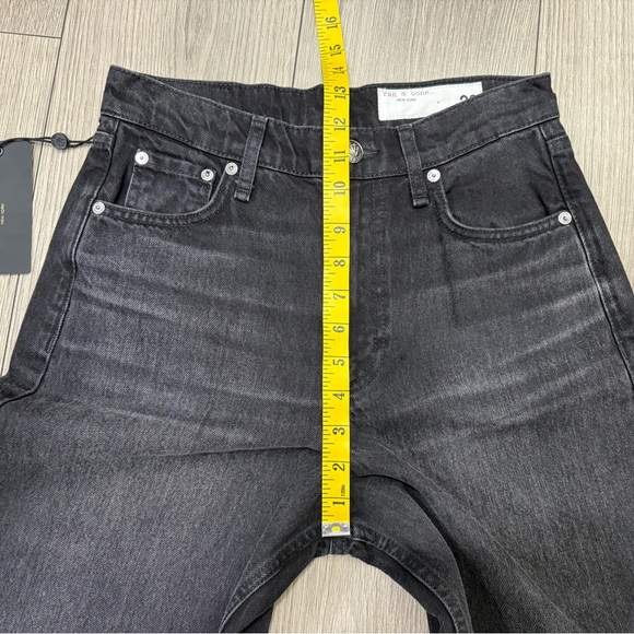 NEW Rag & Bone BLAIR SOFIE HIGH-RISE ANKLE WIDE LEG WITH CUFF RIGID SZ 26 - Picture 6 of 10